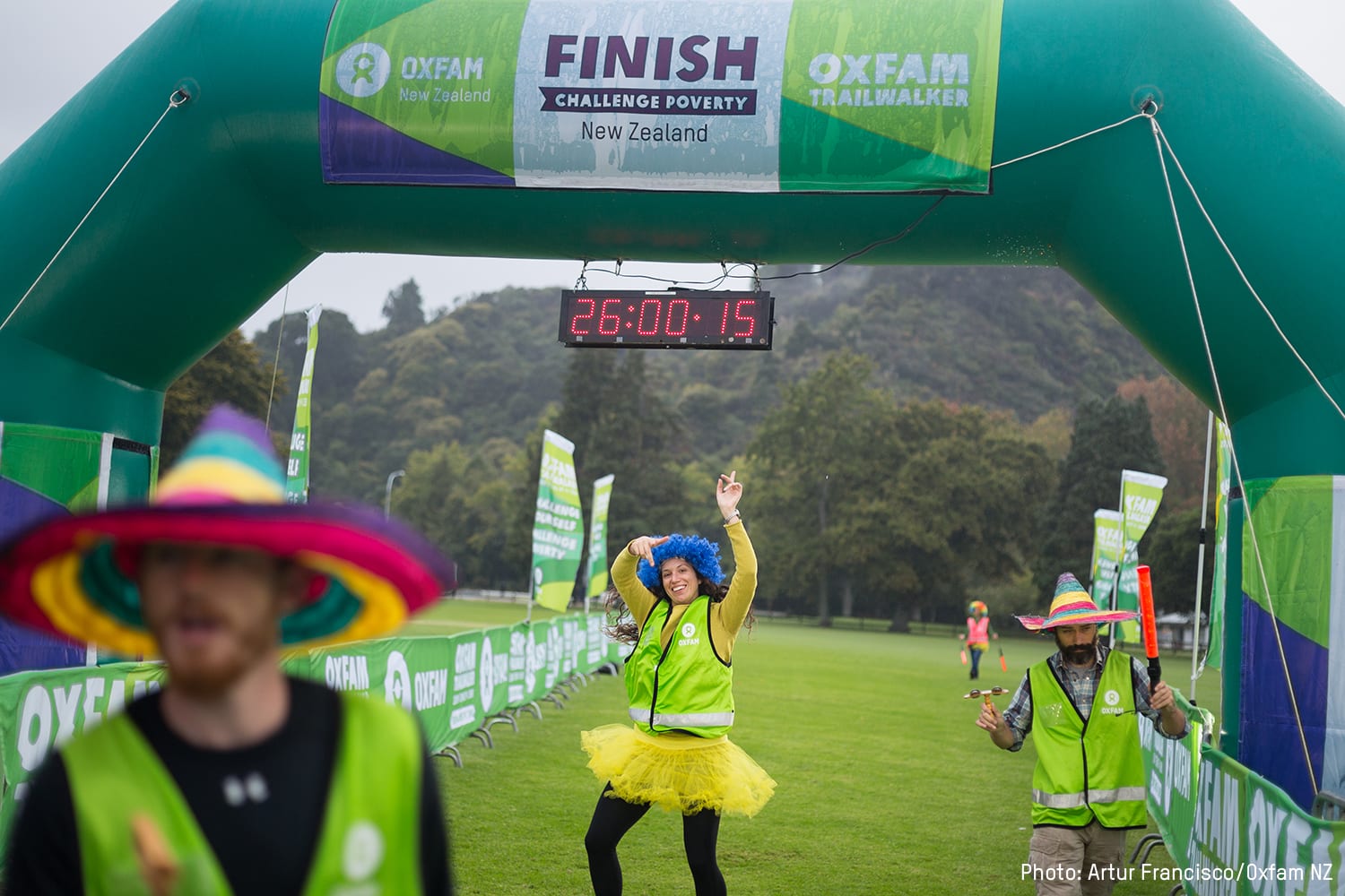 Trailwalker at the Finish line