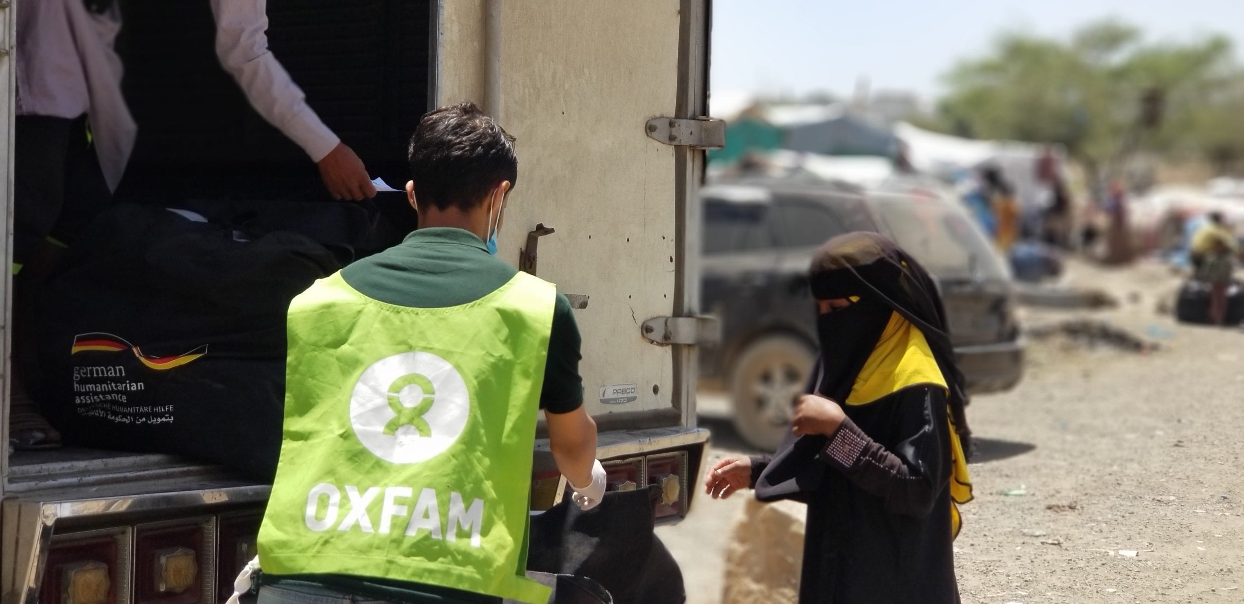 Hygiene kit distribution day 4 in Taiz, Yemen
