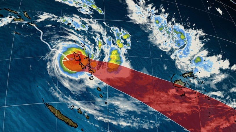 Vanuatu tropical cyclone Harold