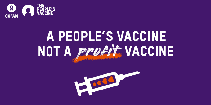 People's Vaccine not a profit vaccine