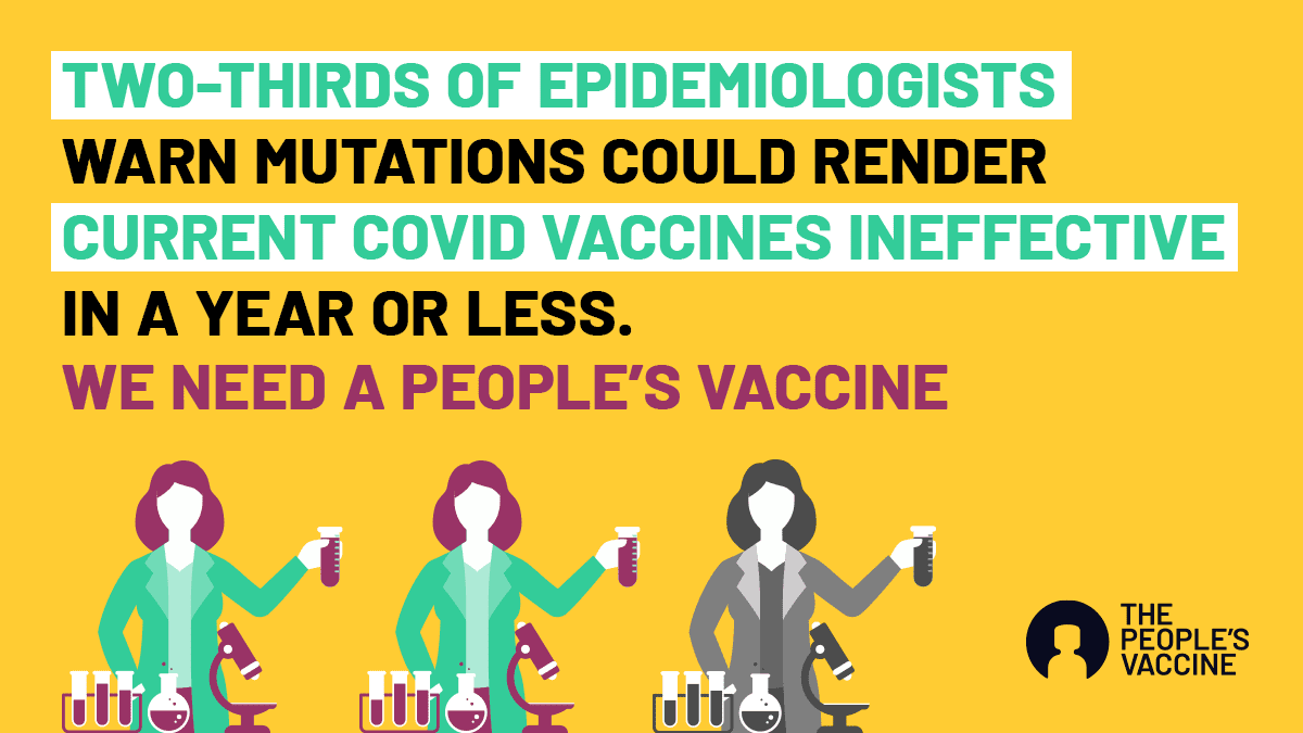 Two-thirds of epidemiologists warn mutations could render current COVID vaccines ineffective in a year or less