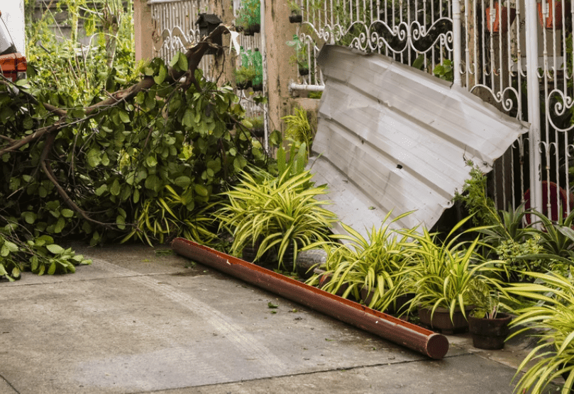 Damage from Typhoon Rai in the Philippines