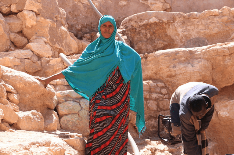 A mother and child in Somalia