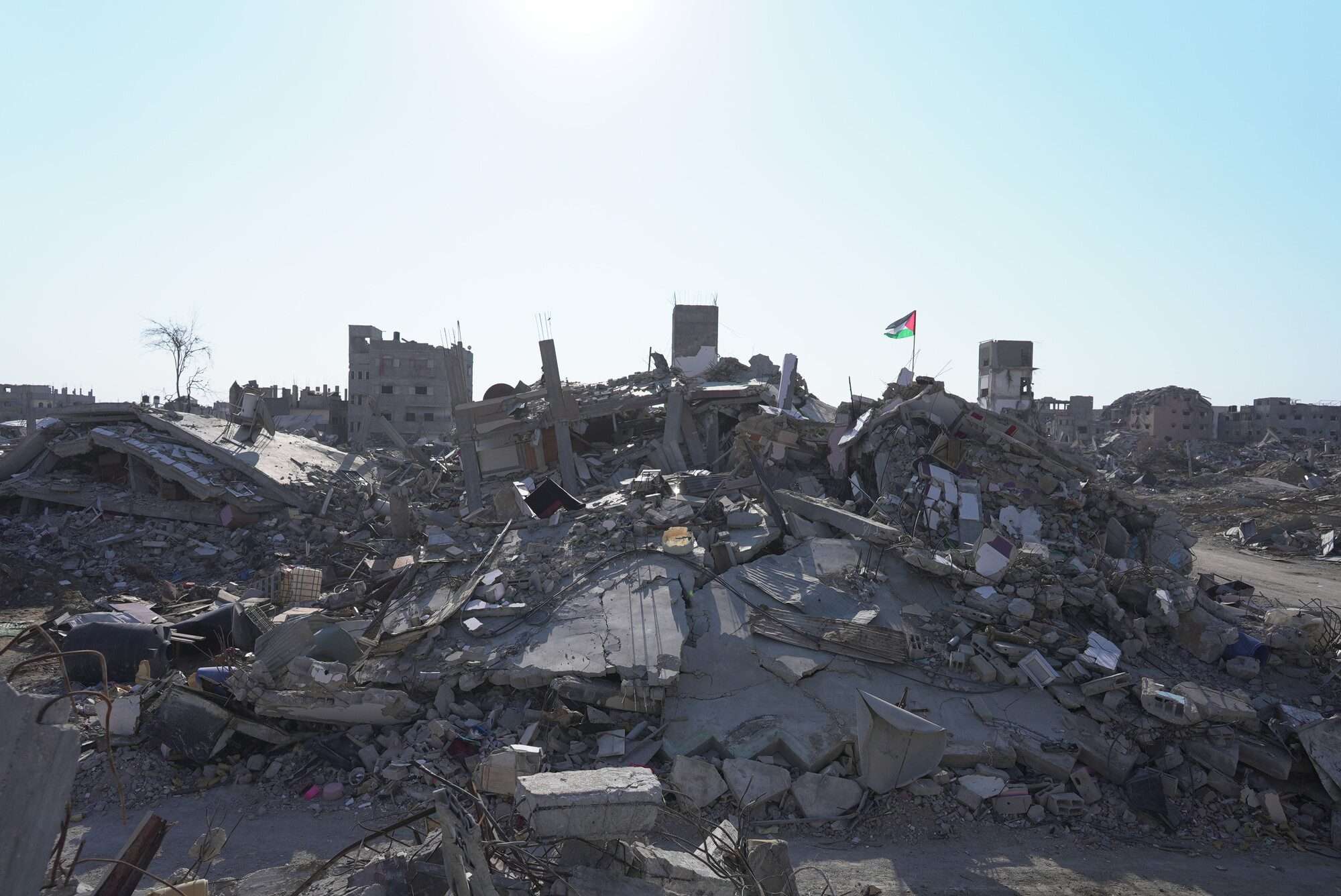 Destruction in Rafah City