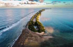 Drone shot of Tuvalu - Photo credit: Gitty Yee / TuCAN