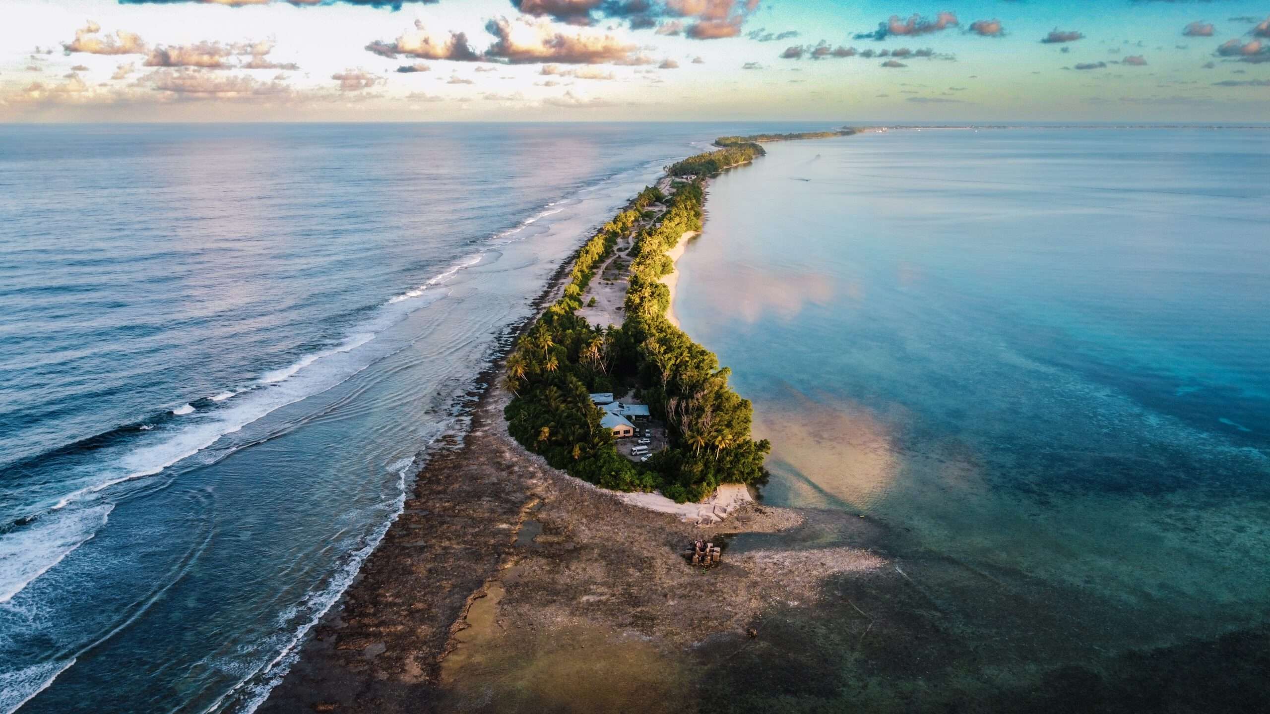 Drone shot of Tuvalu - Photo credit: Gitty Yee / TuCAN
