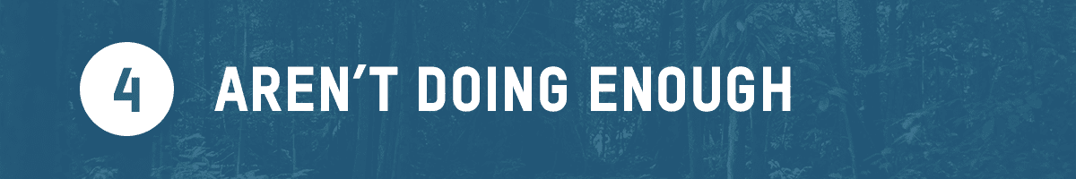 Aren't doing enough banner