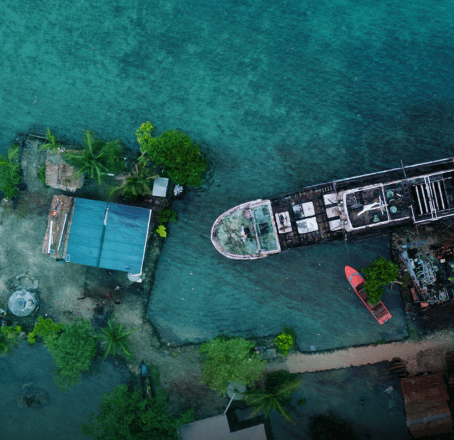 Ocean from above