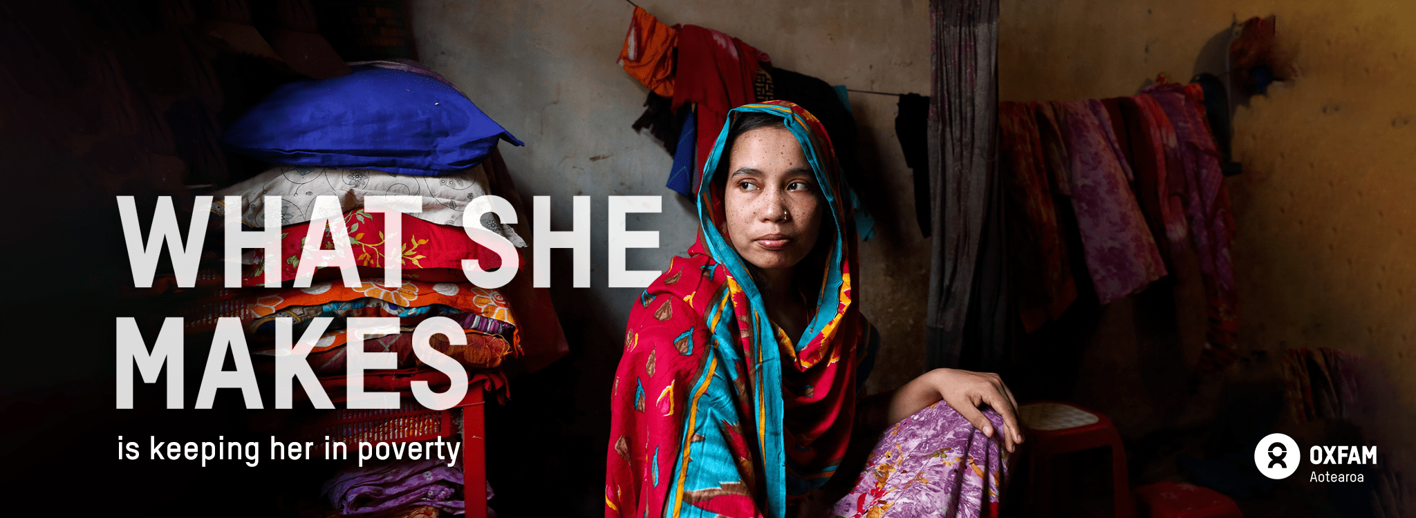 What she makes home banner