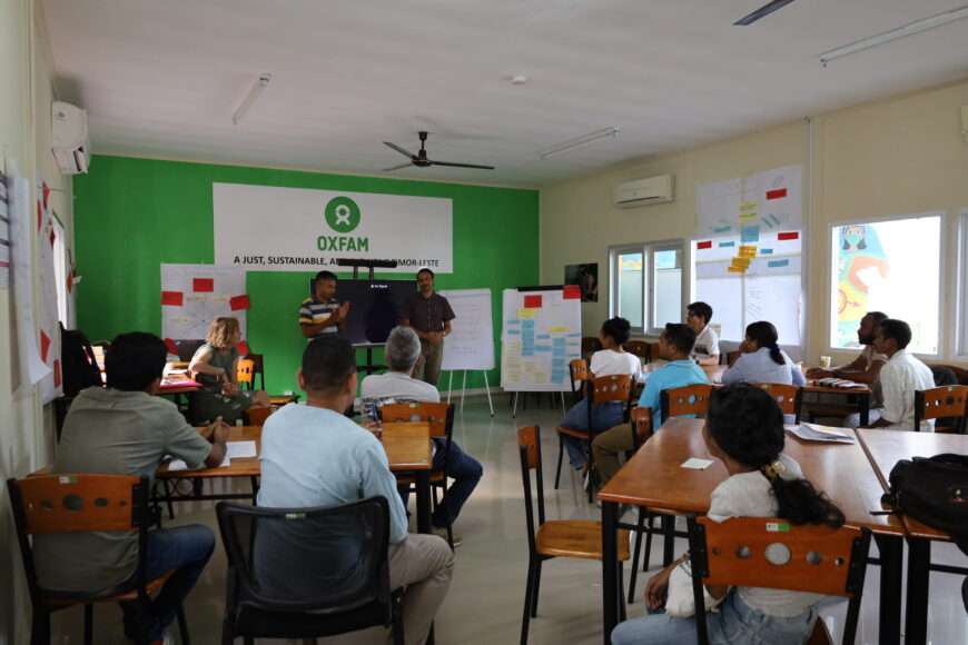 Oxfam workshop in Timor-Leste