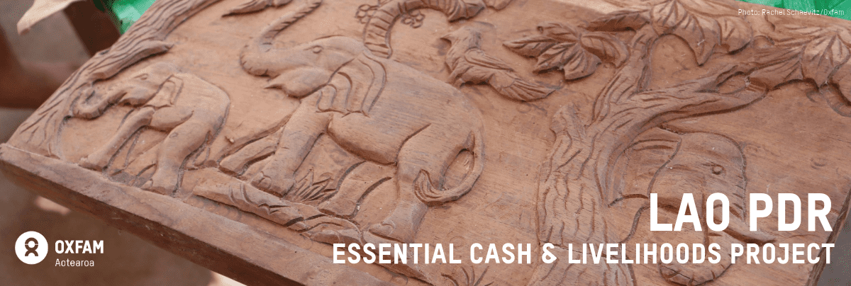Header banner that says "Lao PDR - Essential Cash & Livelihoods Project"